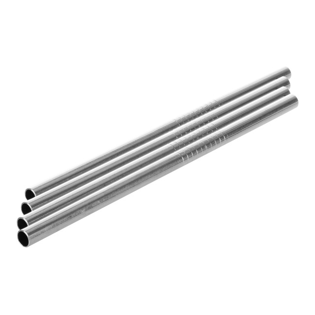 Dalton & Turner Stainless Steel Short Straws, Set of 4 angle