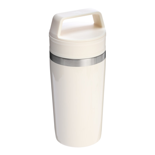 Stanley The Caf�-To-Go Travel Mug, 350ml - Cream Gloss angle
