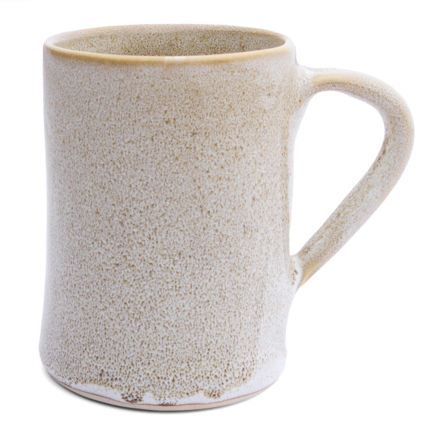 Mervyn Gers Glazed Stoneware Wide Mug, 350ml - Ostrich