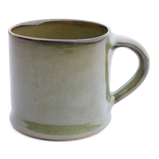Mervyn Gers Glazed Stoneware Short Wide Mug, 250ml - Churchhaven