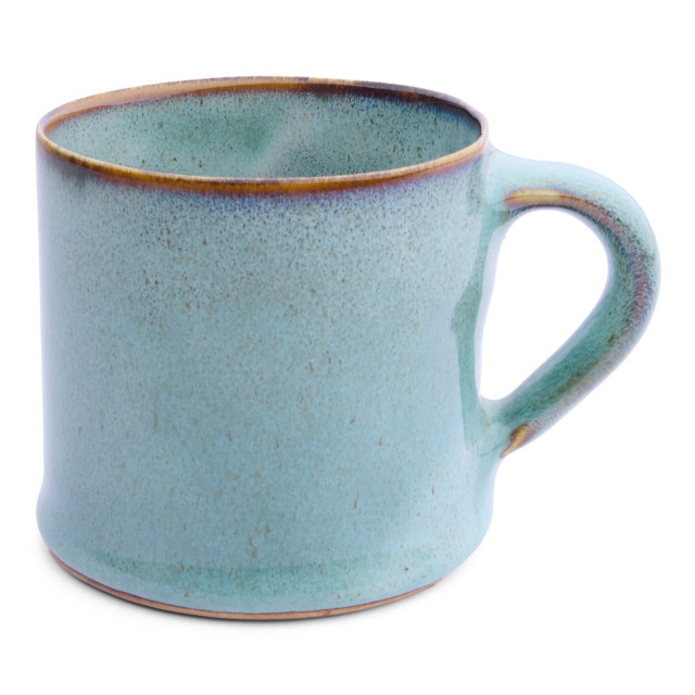 Mervyn Gers Glazed Stoneware Short Wide Mug, 250ml - Fynbos