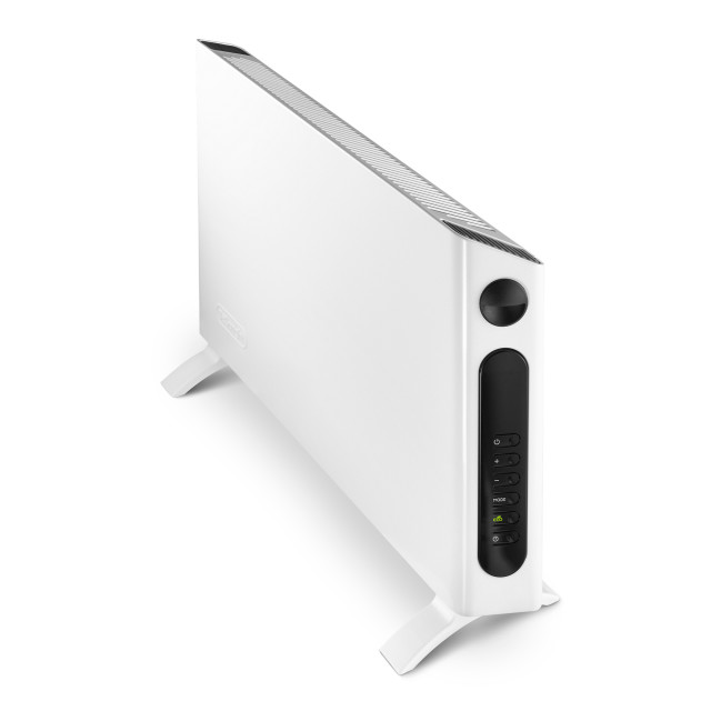 DeLonghi Slim Style Mini Digital Convector Heater with Fan, 2000W angle