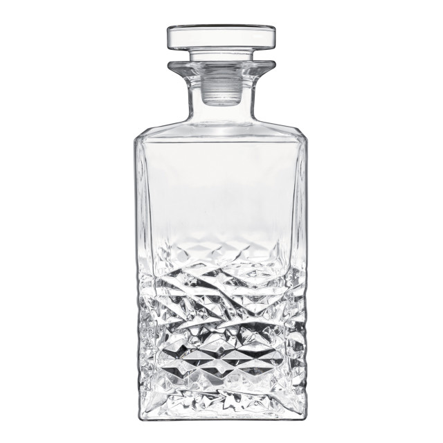 Luigi Bormioli Mixology Textures Decanter with Stopper, 750ml