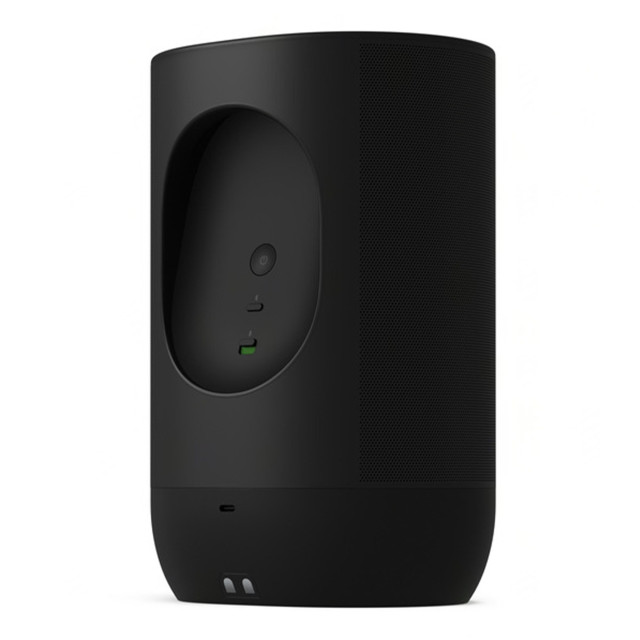 Sonos Move 2 Smart Bluetooth/WiFi Wireless Speaker - Black angle