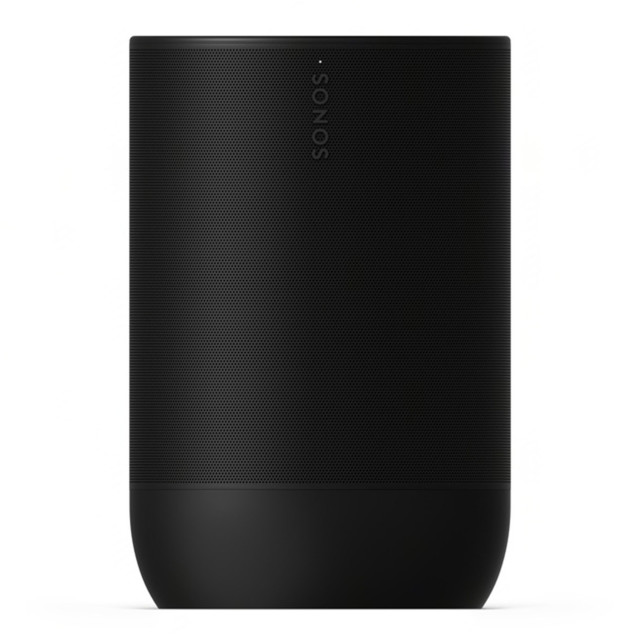 Sonos Move 2 Smart Bluetooth/WiFi Wireless Speaker - Black angle