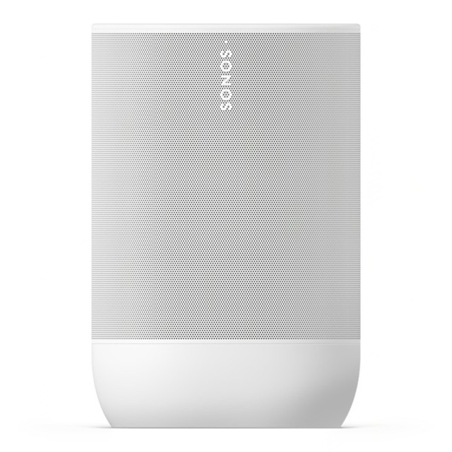 Sonos Move 2 Smart Bluetooth/WiFi Wireless Speaker - White angle