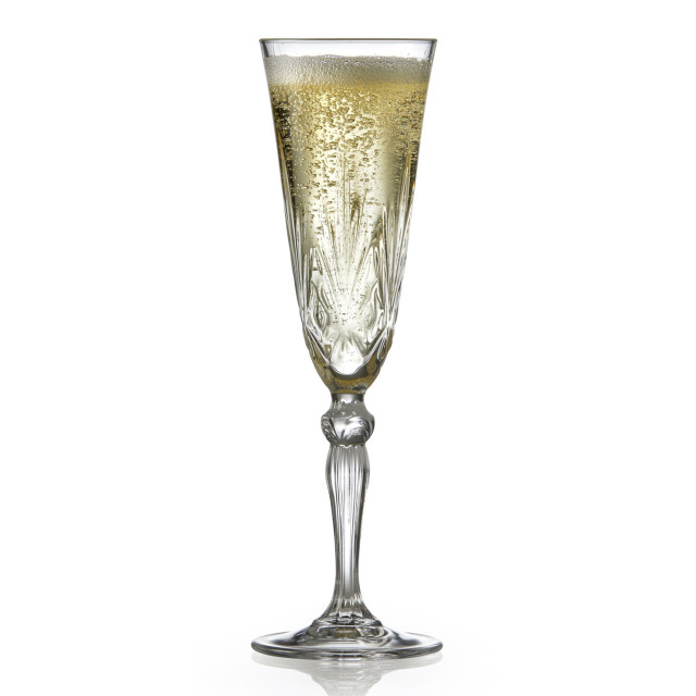 Lyngby Melodia Lead-Free Crystal Champagne Glasses, Set of 4 angle