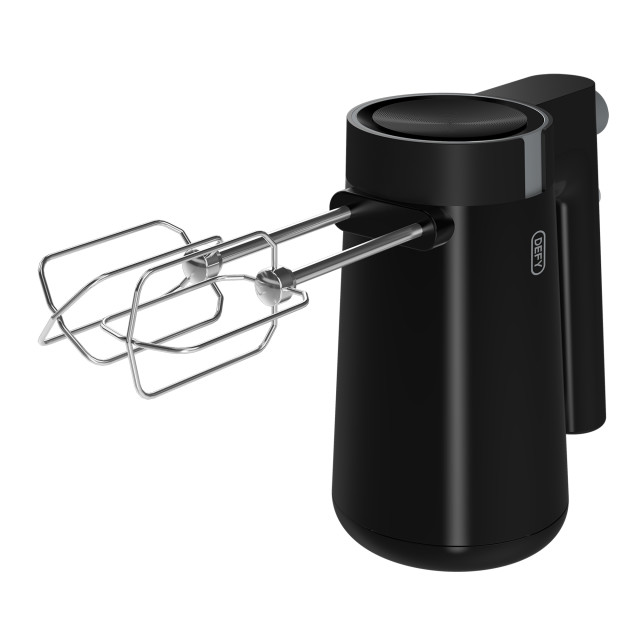 Defy Piano Black Hand Mixer, 425W angle