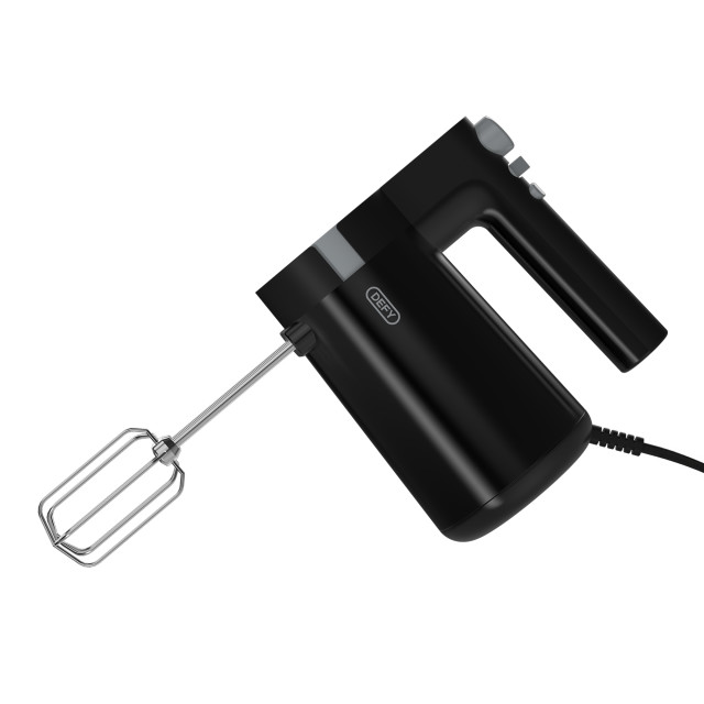 Defy Piano Black Hand Mixer, 425W angle