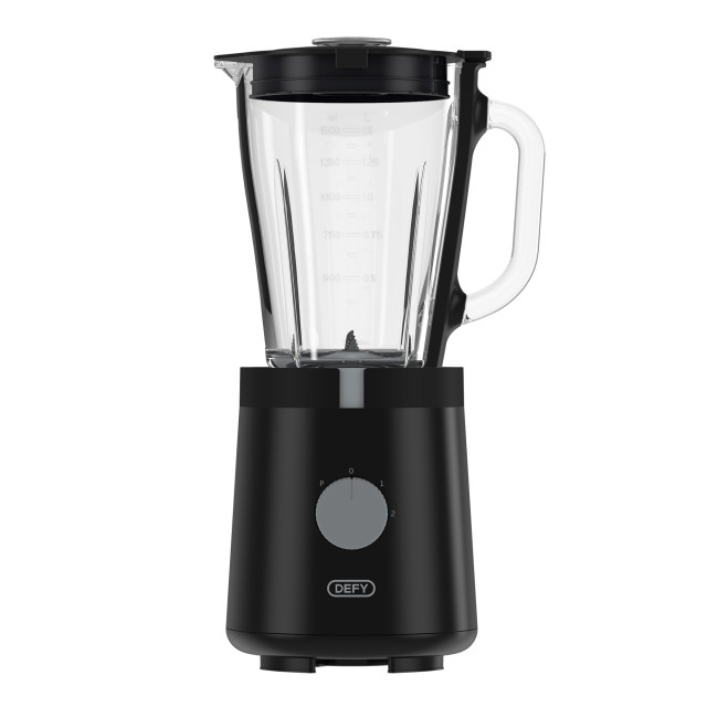 Defy Piano Black Glass Table Blender, 1.5L