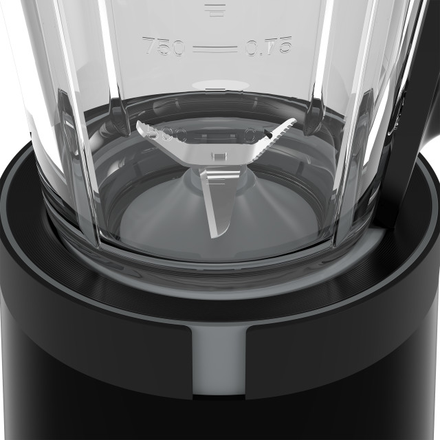 Defy Piano Black Glass Table Blender, 1.5L detail