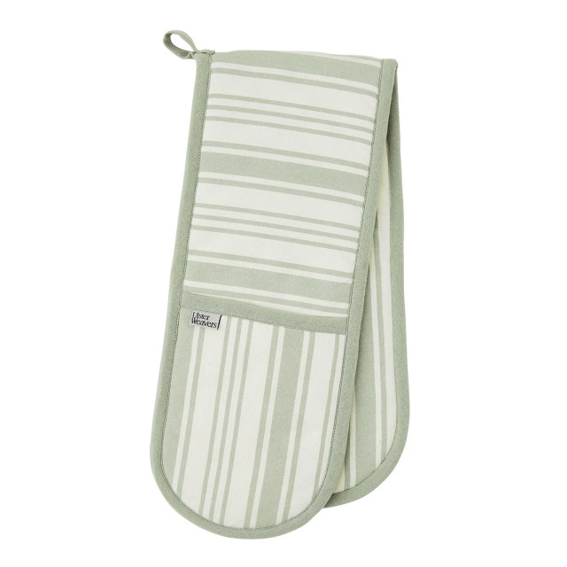Ulster Weavers Sage Stripe Double Oven Glove