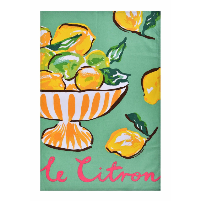 Ulster Weavers Summer Fruits Citron Cotton Tea Towel
