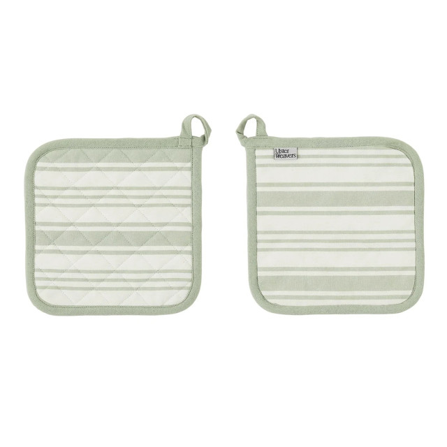 Ulster Weavers Sage Stripe Pot Holder