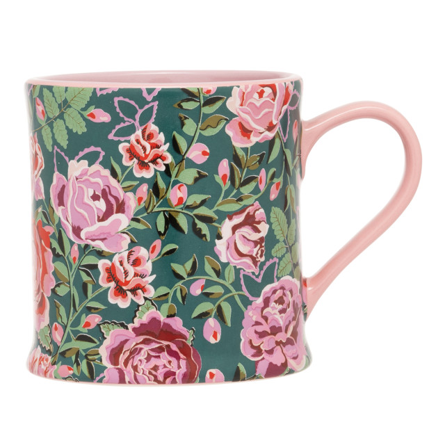 Cath Kidston Dolly Rose Navy Mollie Mug, 275ml angle