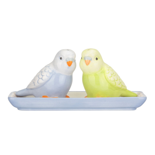 Cath Kidston Budgie Salt & Pepper Shakers, Set of 2 angle