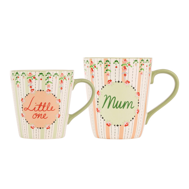 Cath Kidston Spring Birds Mum Stanley Mug, Set of 2