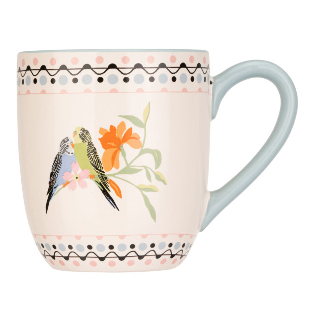 Cath Kidston Budgie Breakfast Mug, 300ml