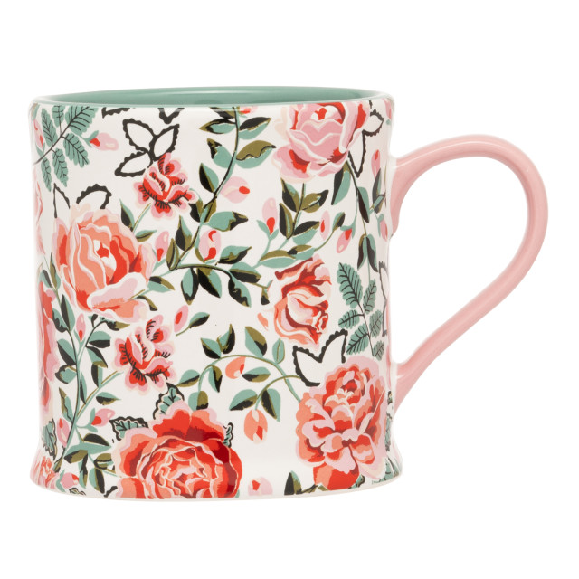 Cath Kidston Dolly Rose White Mollie Mug, 275ml angle