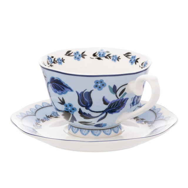 Cath Kidston Strawberry Garden Teacup & Saucer Set