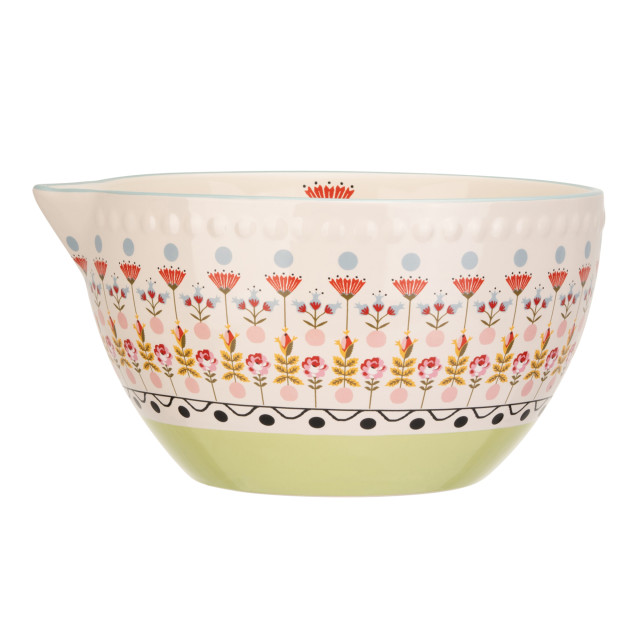Cath Kidston Painted Table Mixing Bowl, 3L angle