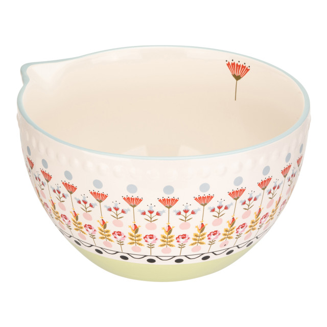 Cath Kidston Painted Table Mixing Bowl, 3L