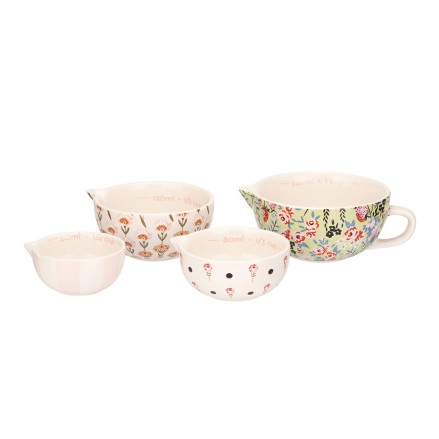 Cath Kidston Painted Table Measuring Cups, Set of 4