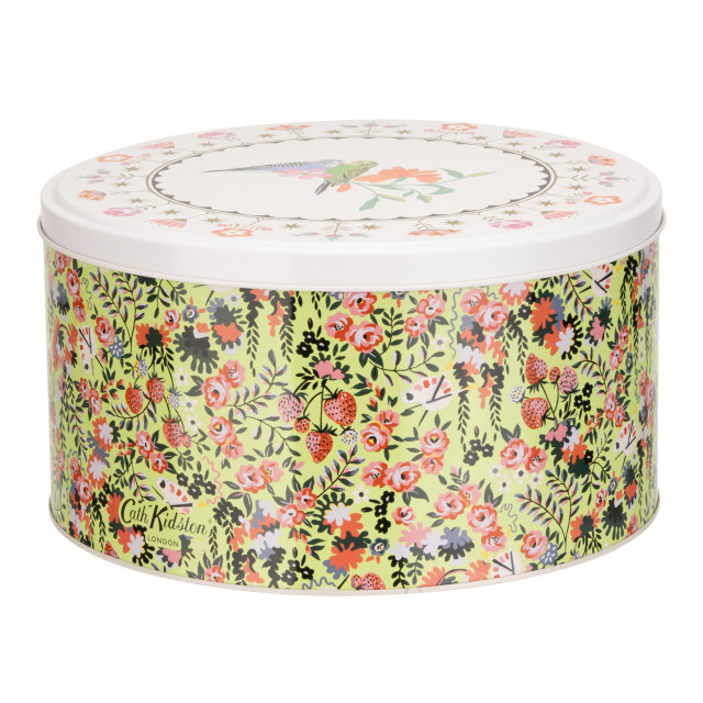 Cath Kidston Painted Table Cake Tin Set, 2-Piece detail