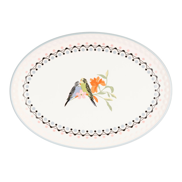Cath Kidston Painted Table Oval Platter, 36cm angle