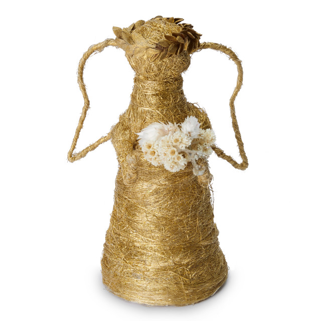 Andrea's Topiaries Angels Coir, 18cm - Gold