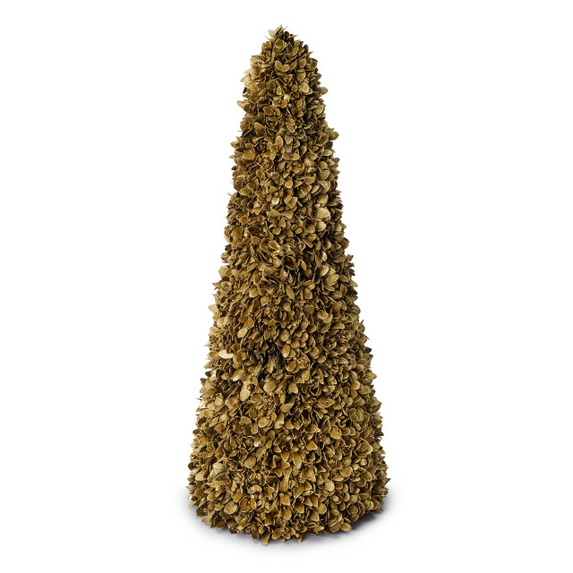 Andrea's Topiaries Buxi Tree, 43cm - Gold