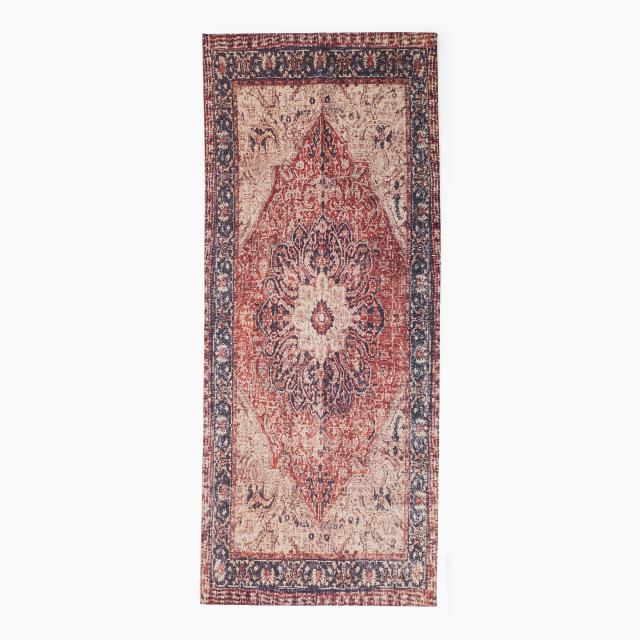 Thread Office Red Persian Printed Runner, 80cm x 150cm