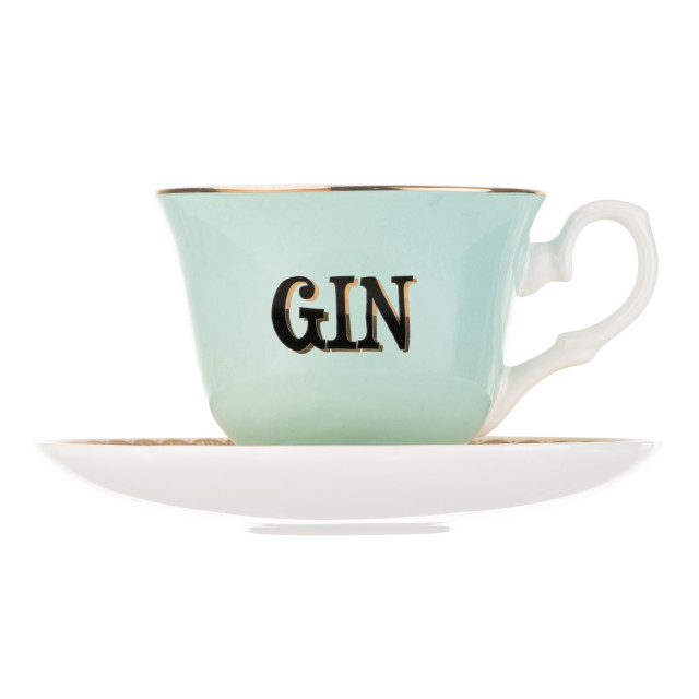Yvonne Ellen Boozy Gin Teacup & Saucer Set