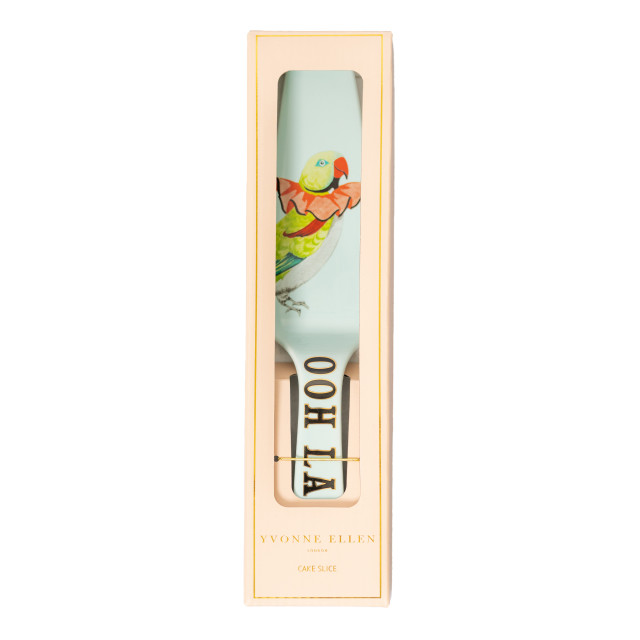Yvonne Ellen Parrot Cake Server, 25.5cm packaging