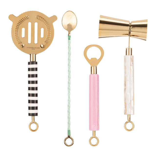 Yvonne Ellen Bar Tool Set, Set of 4