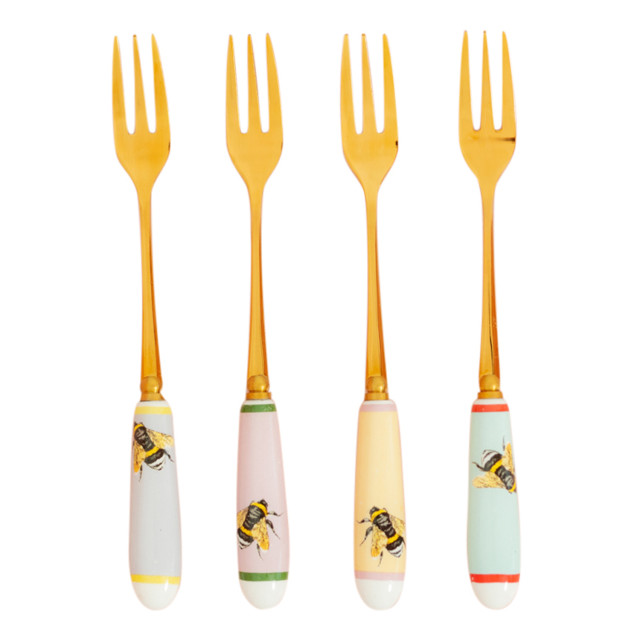 Yvonne Ellen Bee Cake Forks, Set of 4