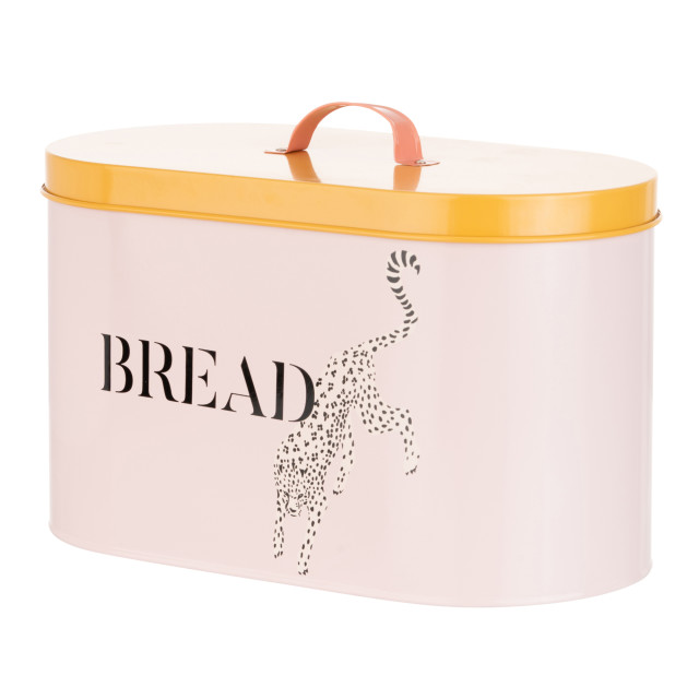 Yvonne Ellen Cheetah Bread Bin, 34cm