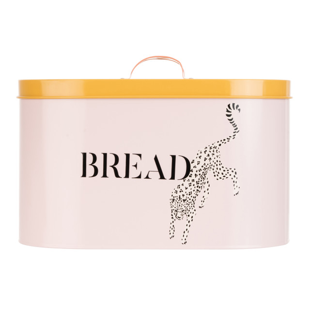 Yvonne Ellen Cheetah Bread Bin, 34cm angle