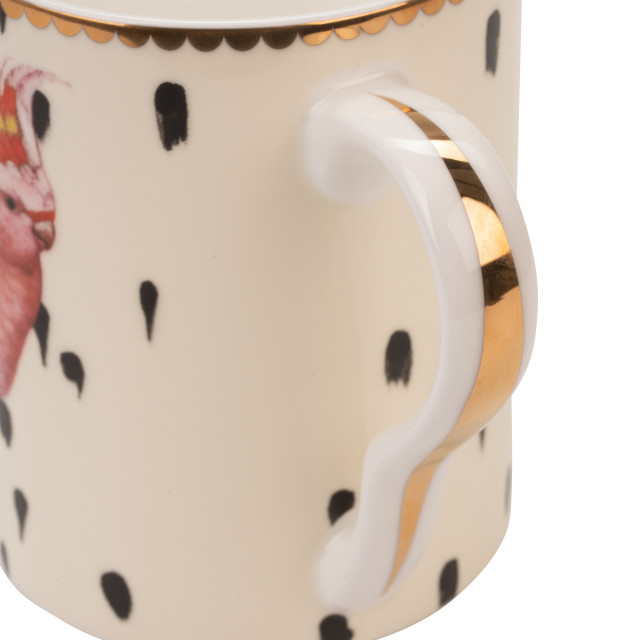 Yvonne Ellen Medium Mug, 350ml - Cockatoo detail