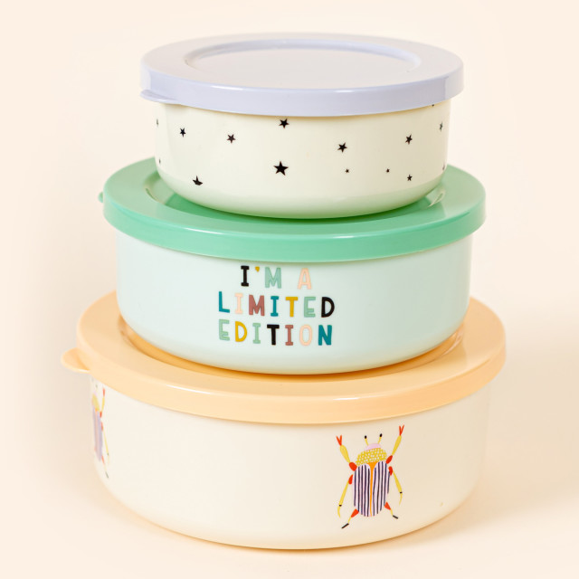 Yvonne Ellen Mini Beetle Snack Pots, Set of 3 