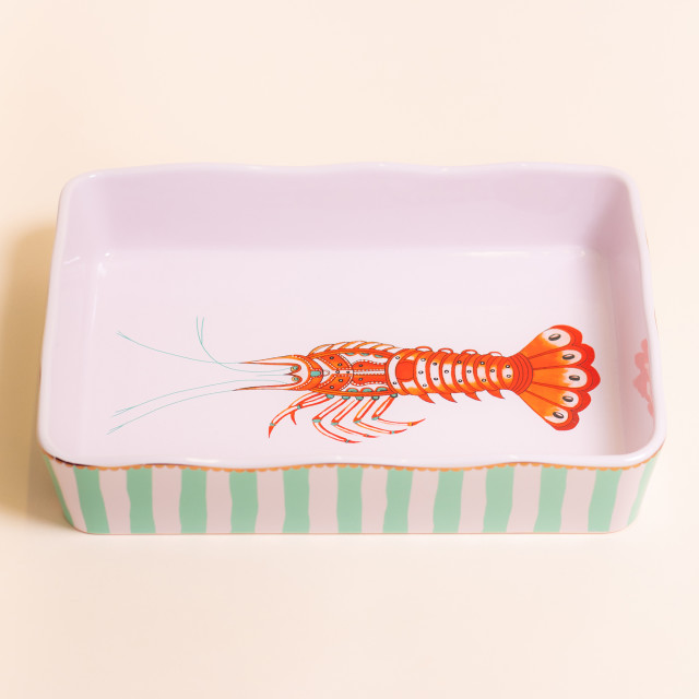 Yvonne Ellen Lobster Rectangular Roaster, 30cm angle