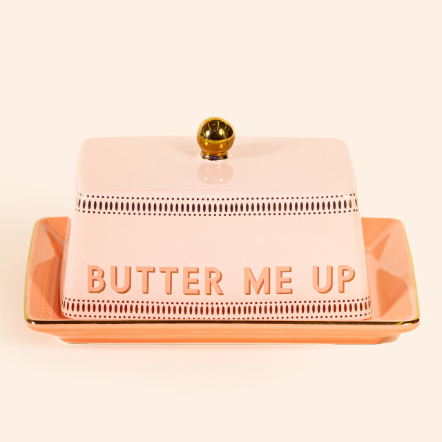 Yvonne Ellen Butter Me Up Butter Dish, 13.5cm