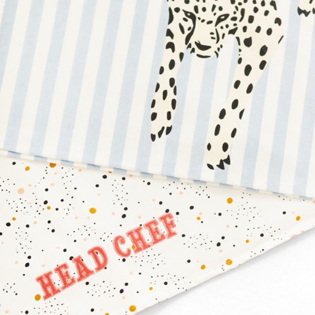 Yvonne Ellen Cheetah Tea Towels, Set of 2 detail