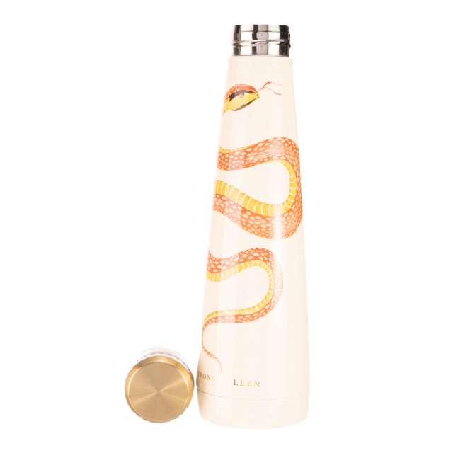 Yvonne Ellen Stainless Steel Bottle, 400ml - Snake angle