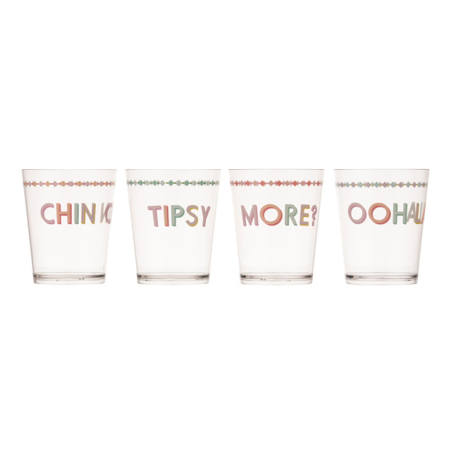 Yvonne Ellen Picnic Tumblers, Set of 4 angle