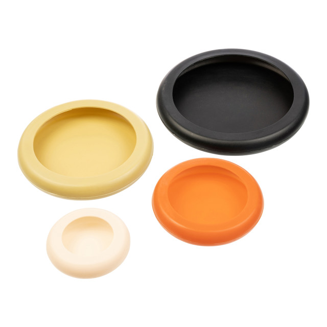 &Again Silicone Jar & Food Covers, Set of 4