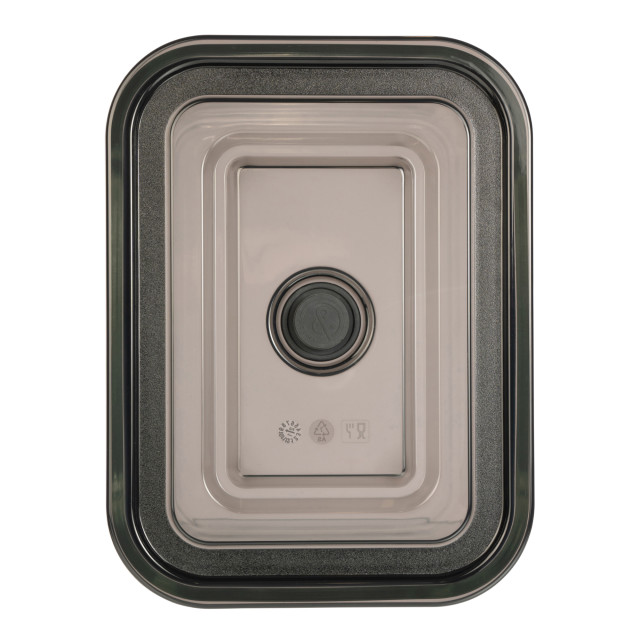 &Again Rectangular Glass Storage Container, 2.5L angle