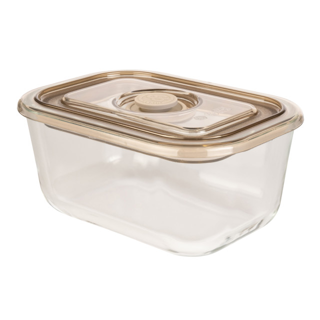 &Again Rectangular Glass Storage Container, 450ml