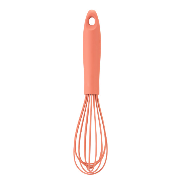 Fusion Twist Silicone Whisk - Coral angle