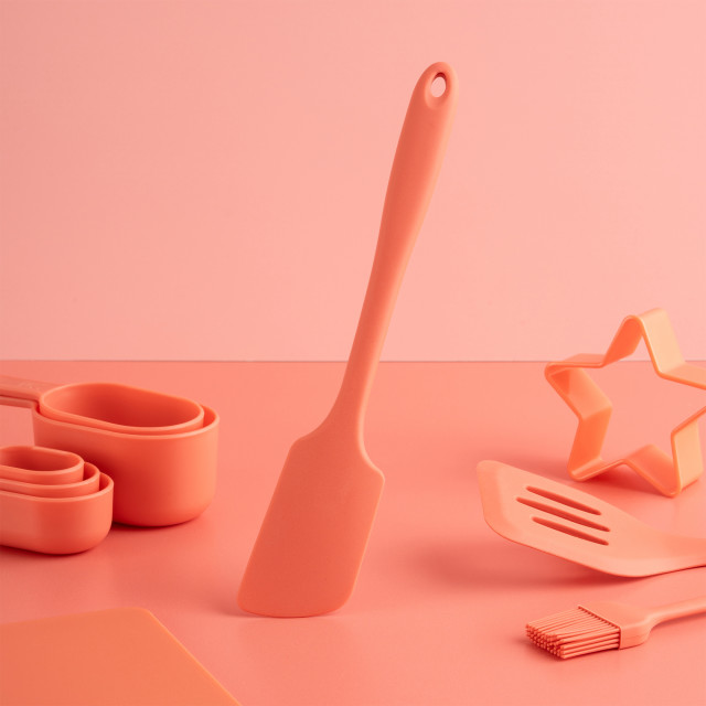 Fusion Twist Silicone Spatula - Coral